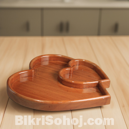 Wood serving tray 10
